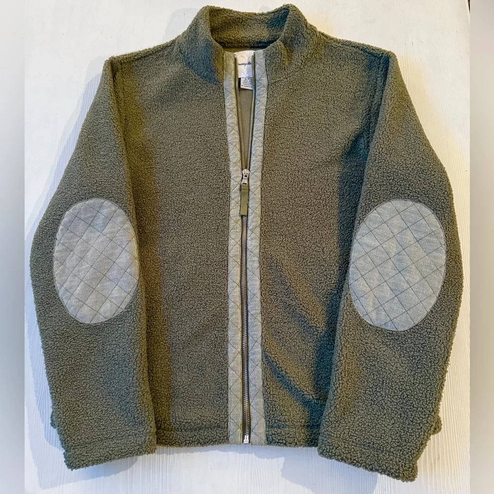Tommy Bahama Salma‎ Faux Sherpa Full Zip Jacket SZ SP Outdoors Hiking Camping